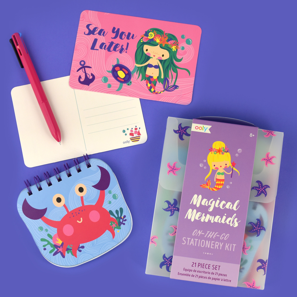 Magical Mermaids: On The Go - Stationery Kit