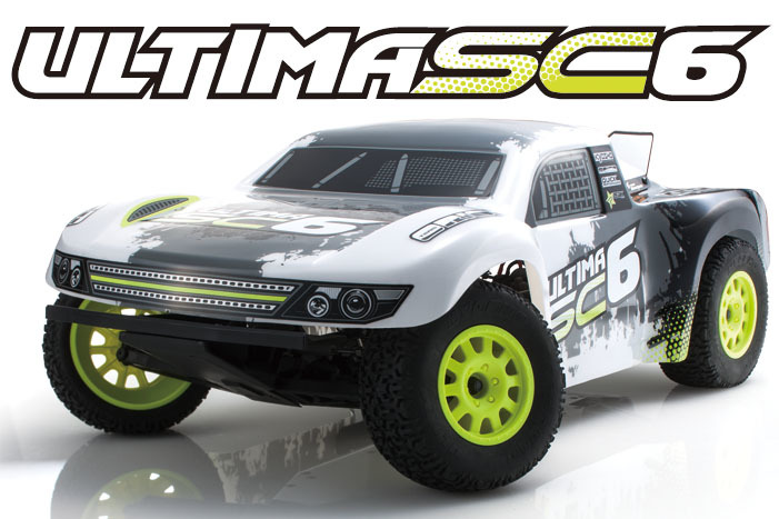 Kyosho EP ULTIMA SC6 RC 1/10 Truck Readyset (Black) image