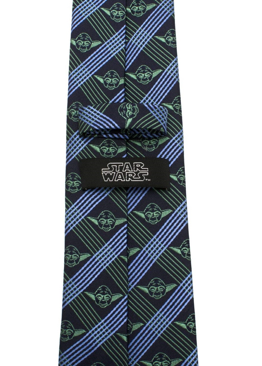 Yoda (Navy) - Modern Plaid Tie image