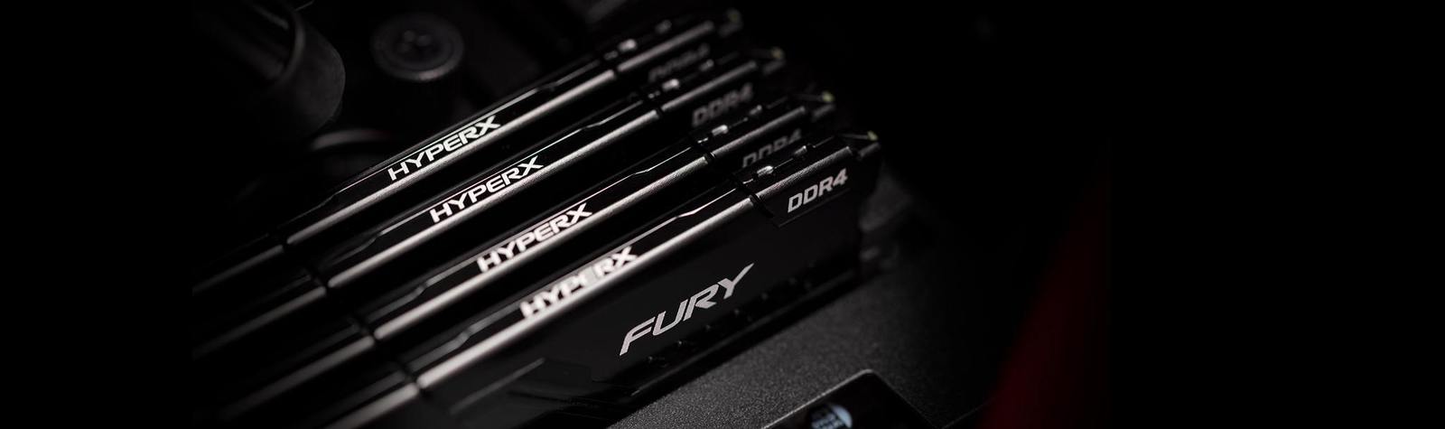 2x4GB Kingston HyperX Fury DDR4 2666MHZ Gaming RAM image