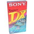 Sony E240DXE VHS GP Video Tape 240min