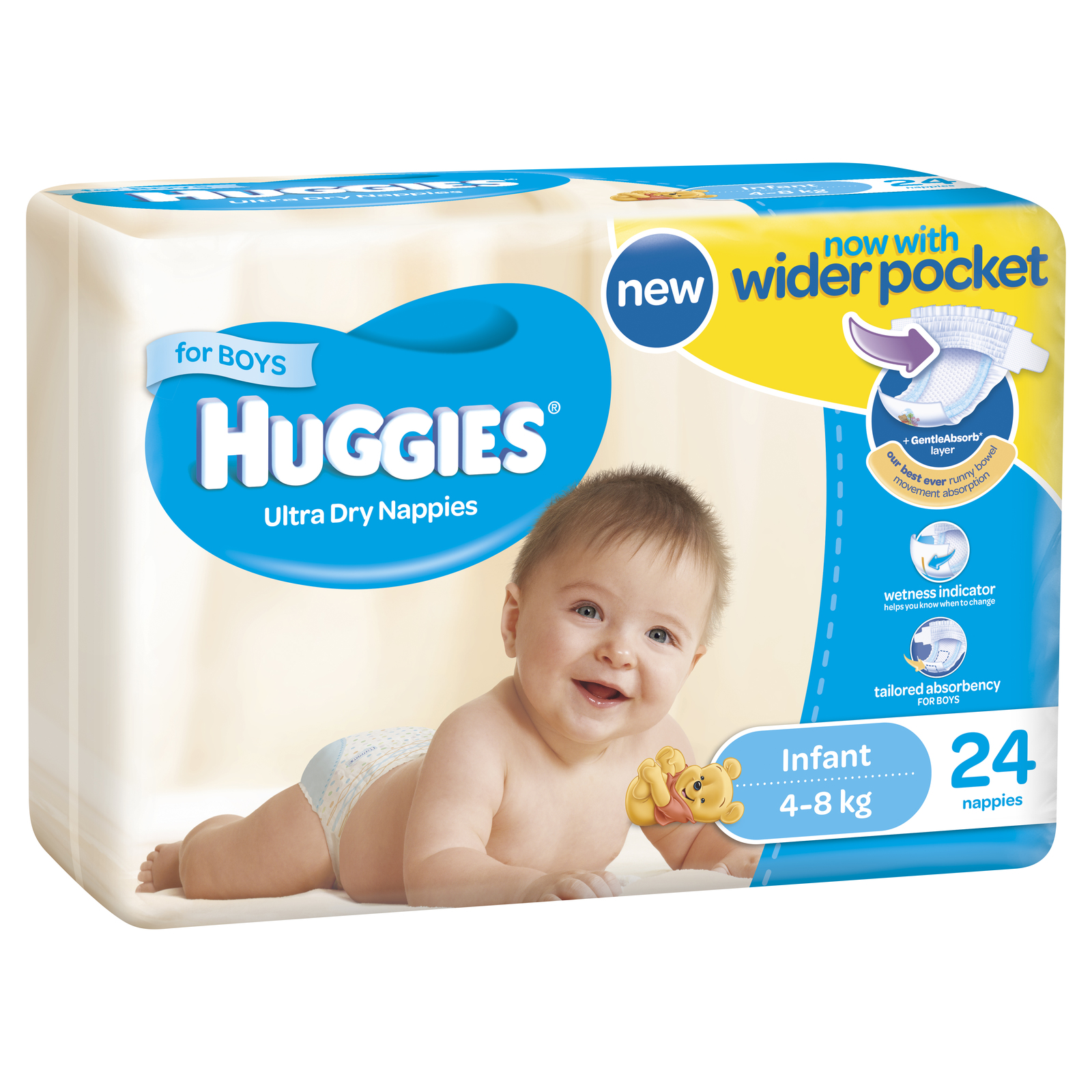Buy Huggies Ultra Dry Nappies Infant Boy at Mighty Ape NZ