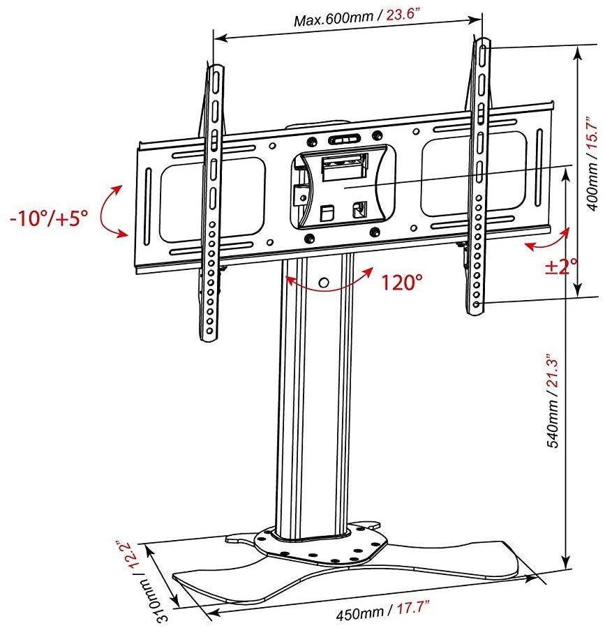 Gorilla Arms Universal TV Table Stand