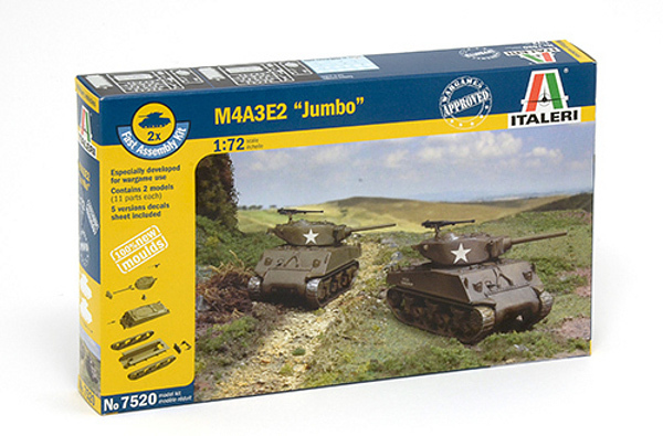 Italeri M4ASE2 Jumbo 2 Pack 1:72 Model Kit image