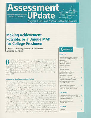 Assessment Update Volume 15 Number 6 November-december 2003