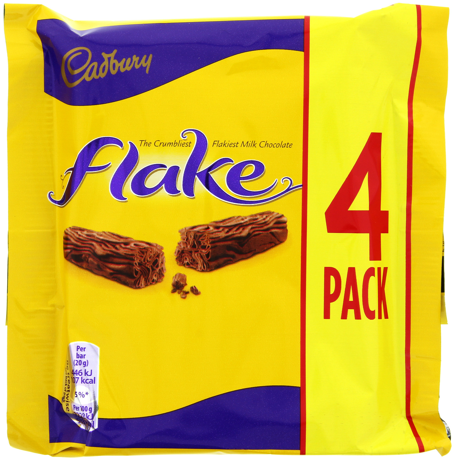 Cadbury Flake Chocolate Bar 4pk image