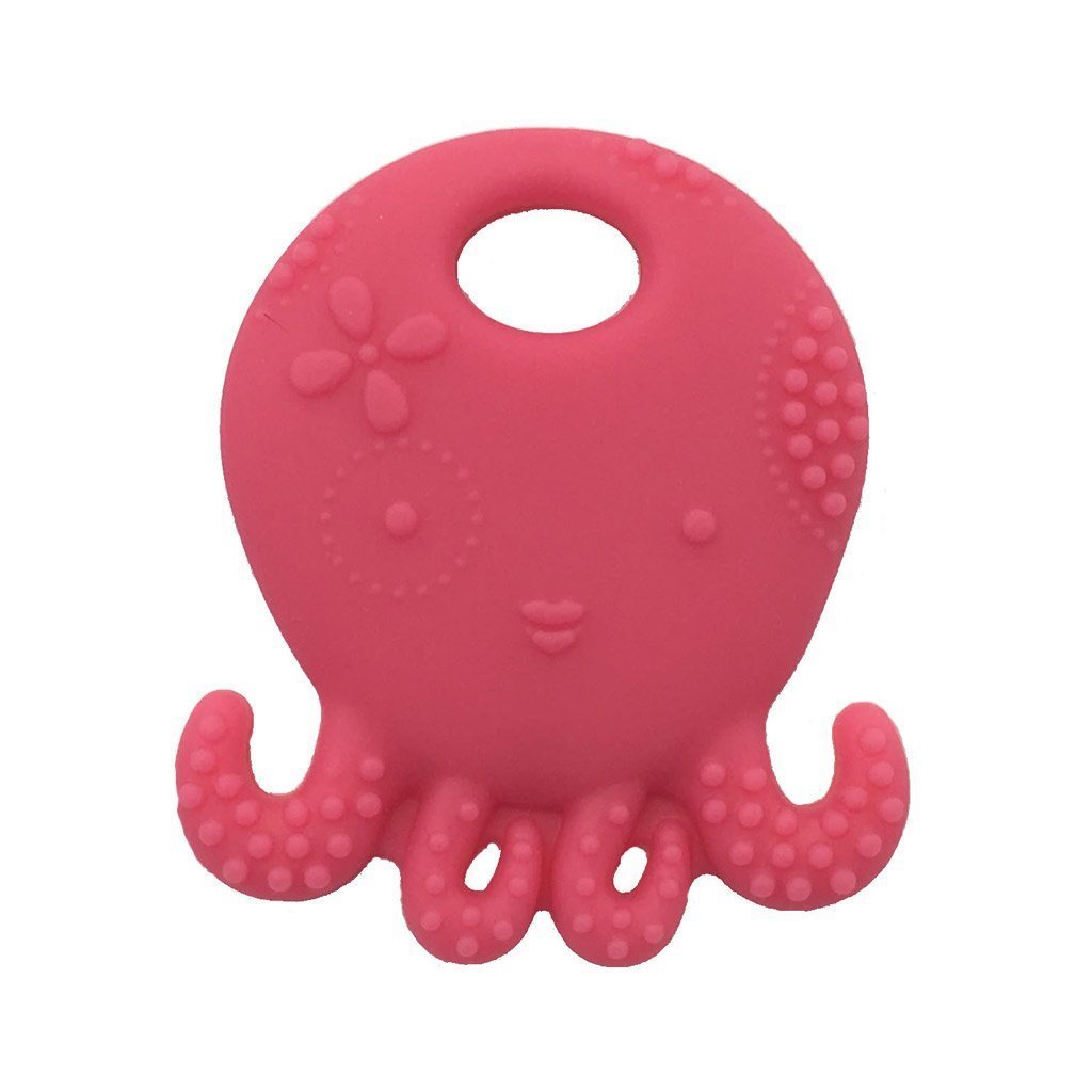 Haakaa: Octopus Silicone Teether - Pink image
