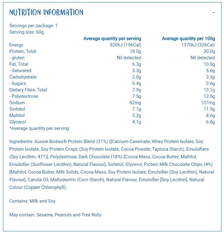 Aussie Bodies Lo Carb Whip’d Protein Bars image