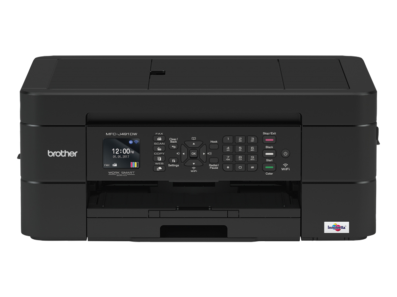 Brother MFCJ491DW Colour Inkjet Multi Function Printer Wifi image