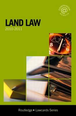 Land Lawcards: 2010-2011 on Paperback by Routledge Chapman Hall