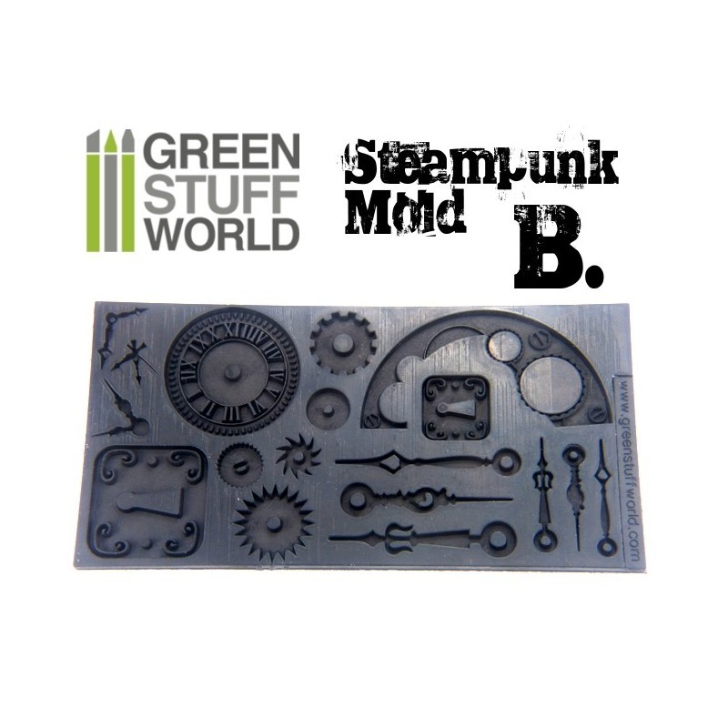 Green Stuff World :Steampunk Gear Texture Molds image