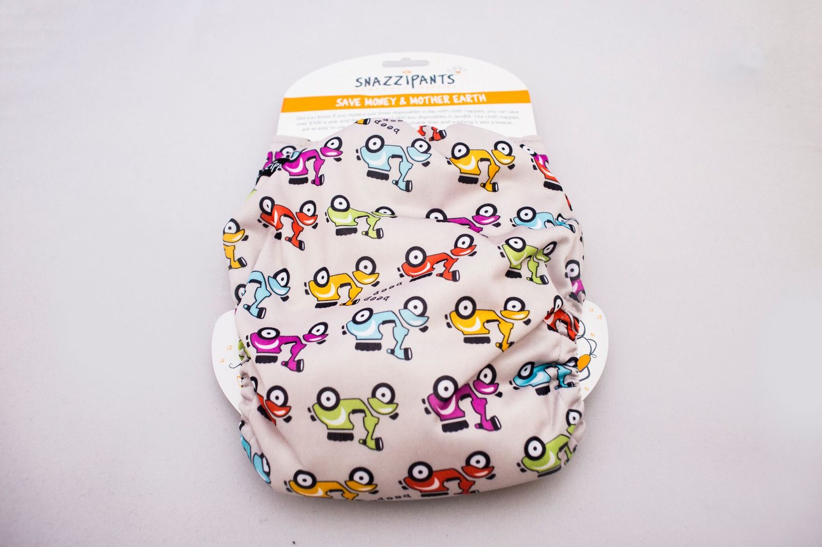 Snazzipants: All in One Reusable Nappy - Moped image