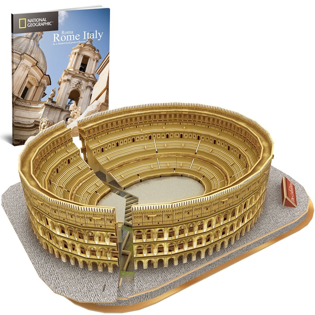 Cubic Fun: National Geographic 3D Model Puzzle - The Colosseum (Rome) image