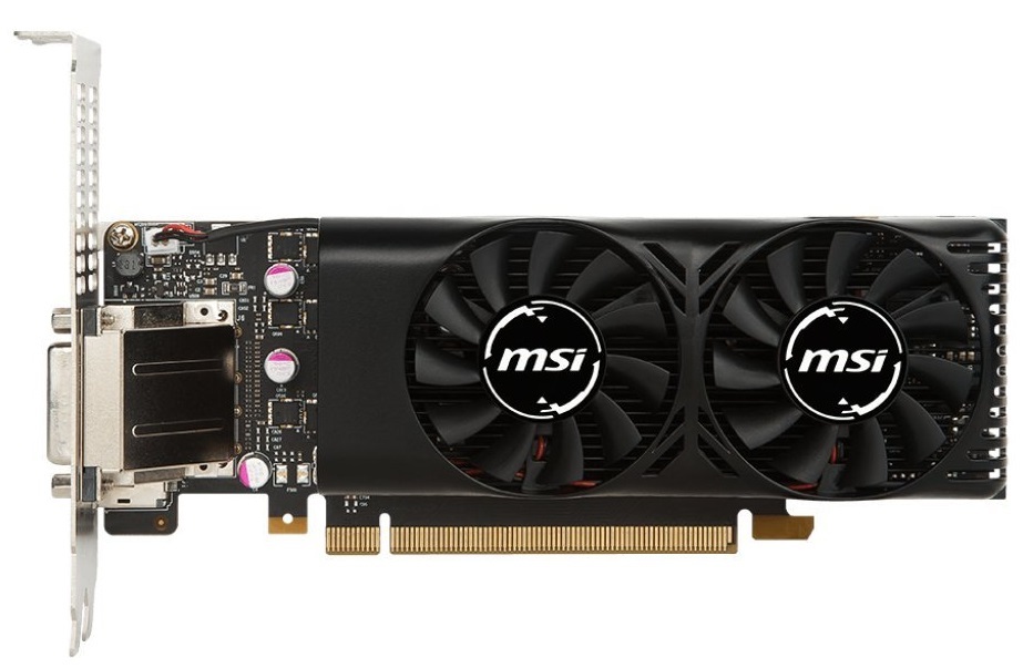 MSI GeForce GTX 1050 TI 4GB Low Profile Graphics Card