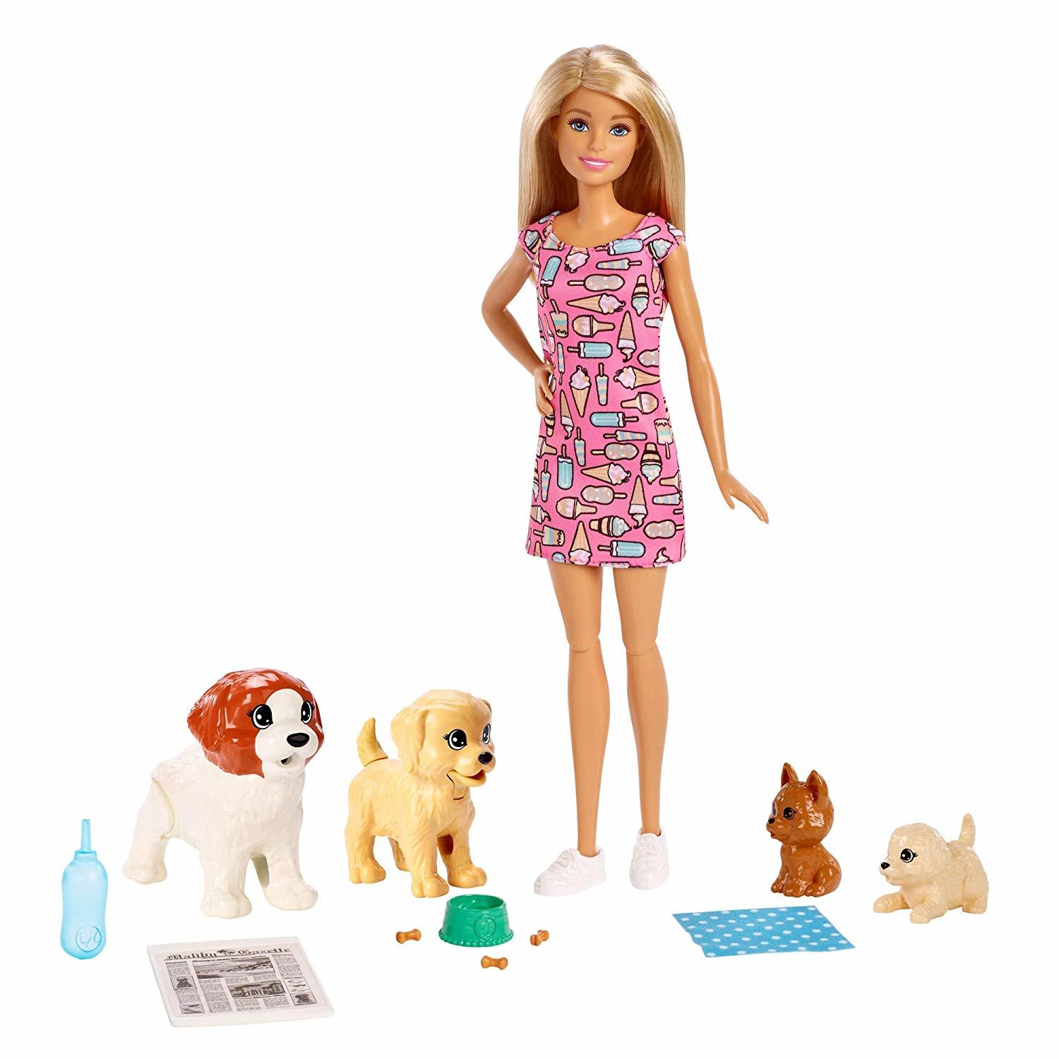 Barbie: Doggy Daycare - Doll Playset (Blonde)