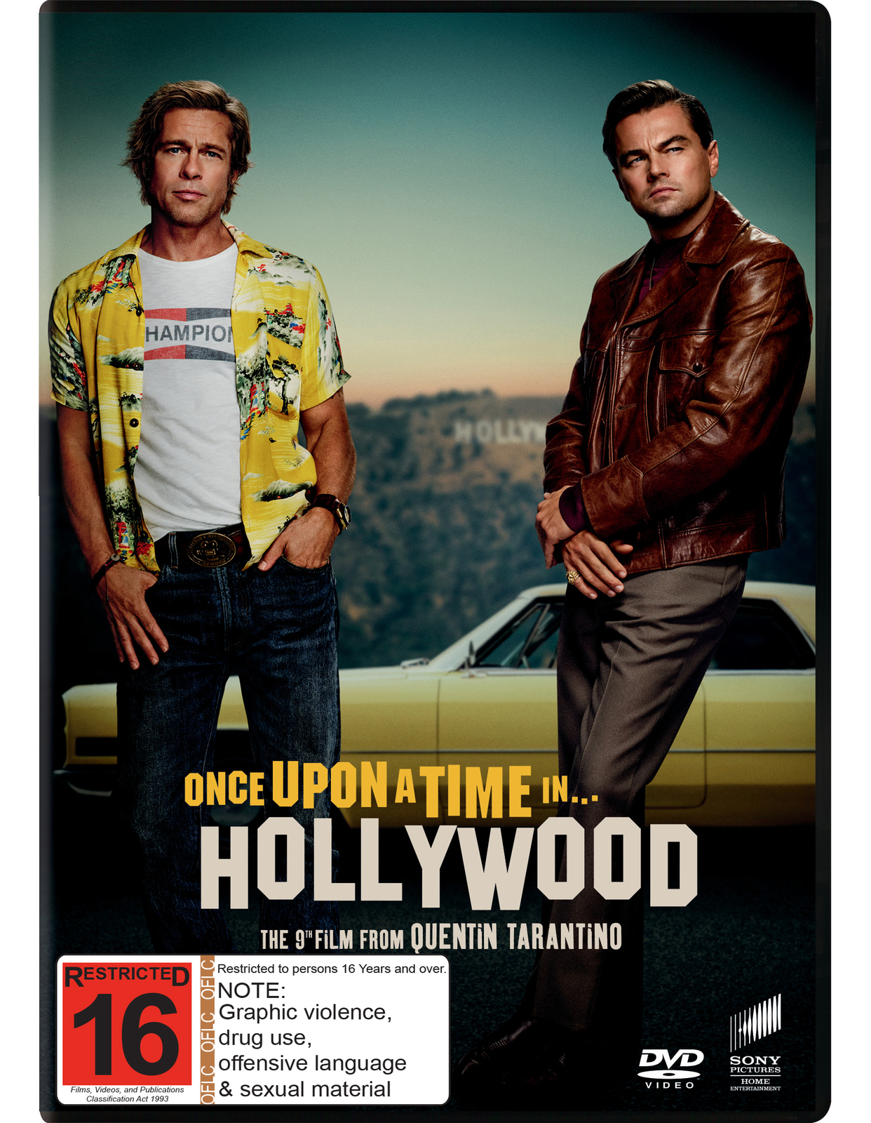 Once Upon a Time in Hollywood on DVD image