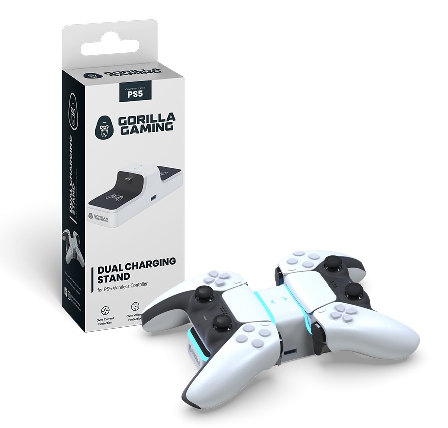Gorilla Gaming PS5 Dual Charging Dock for PS5 image