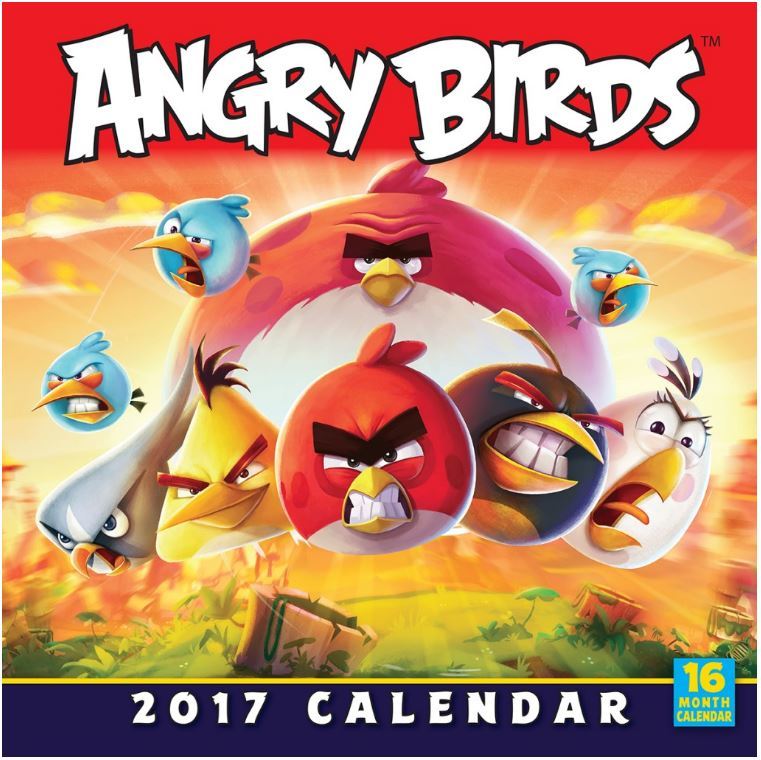 Angry Birds 2017 Square Wall Calendar image