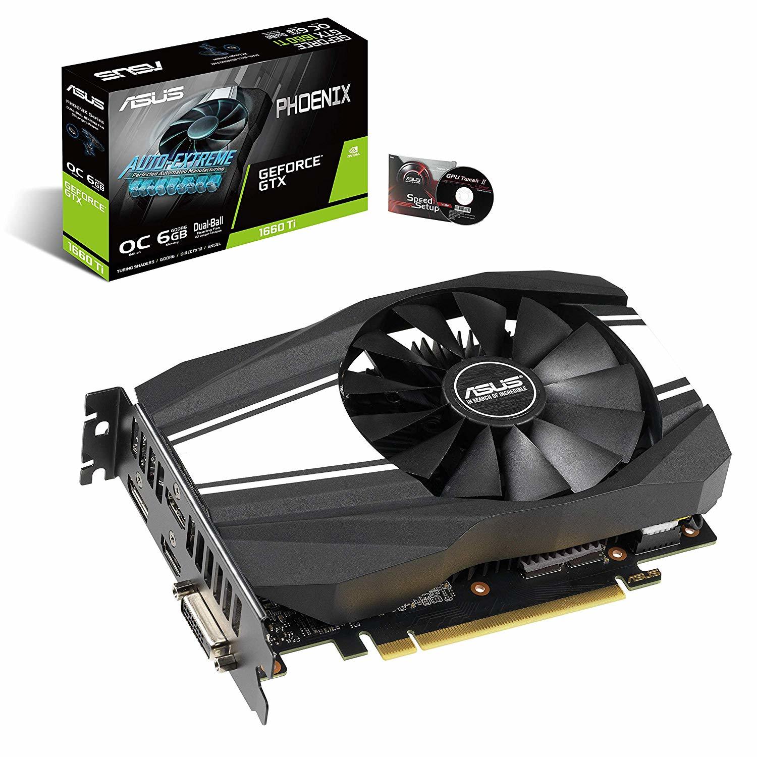 ASUS Phoenix GeForce GTX 1660 Ti OC Edition 6GB GPU image