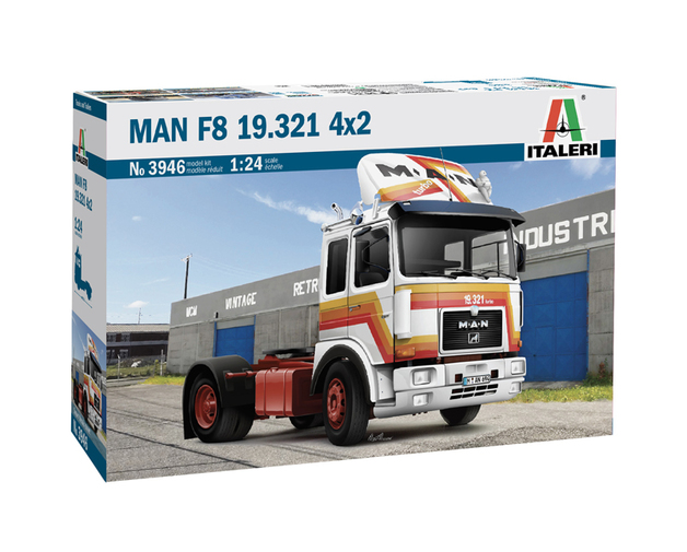 Italeri: 1/24 Man F8 19.321 4X2 – Model Kit