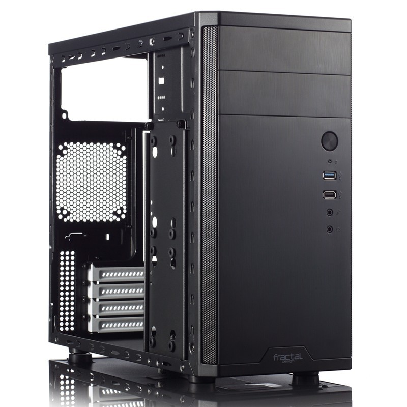 Fractal Design CORE 1100 Mini Tower Case Black USB 3.0 Black image