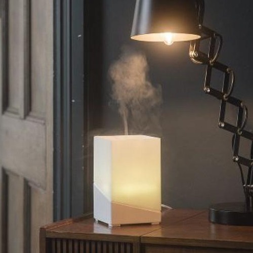 Ellia Hope Ultrasonic Essential Oil Diffuser/Colour Light Lamp (White) image