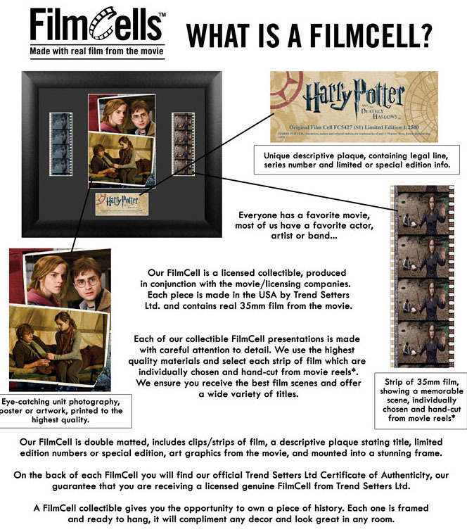 FilmCells: Mini-Cell Frame - Harry Potter (Sorcerer's Stone - Scarf)