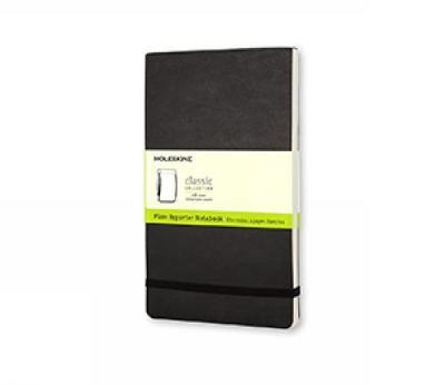Moleskine Plain Reporter Notebook (Large, Soft, Black) by Moleskine image