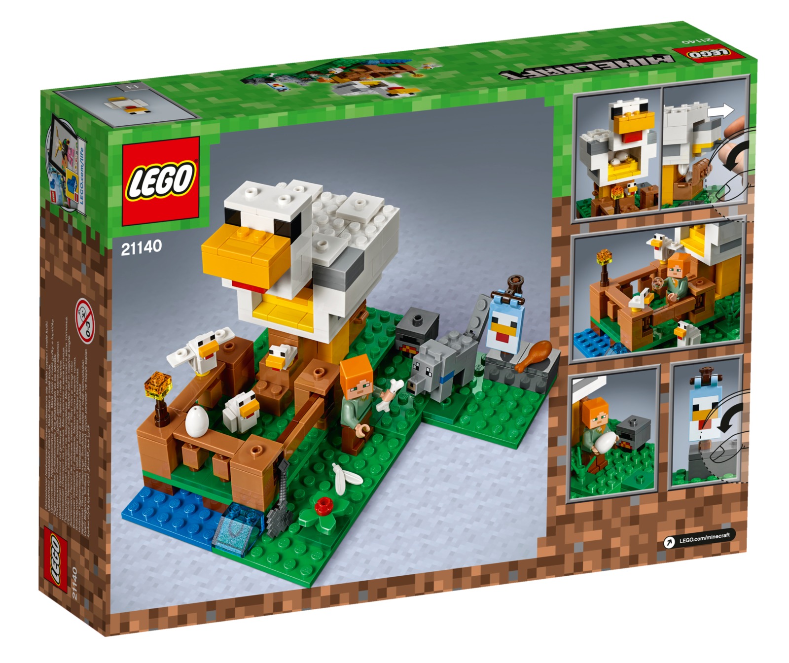 Buy LEGO Minecraft: The Chicken Coop (21140) at Mighty Ape Australia - 196317439