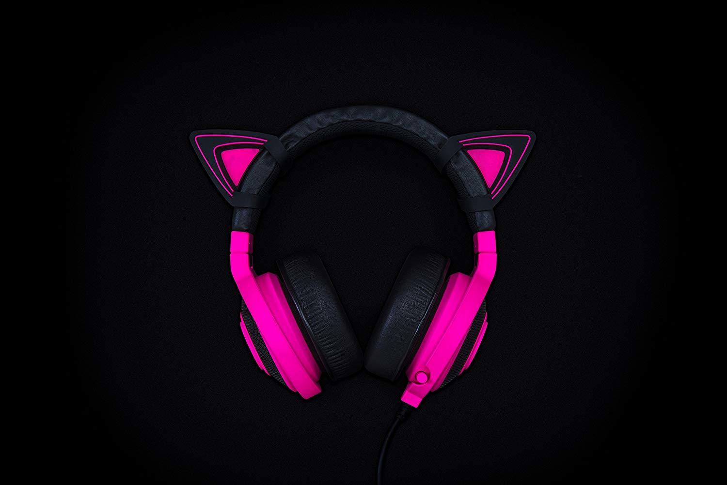Razer Kitty Ears for Kraken Headset (Neon Purple) PC Buy Now at