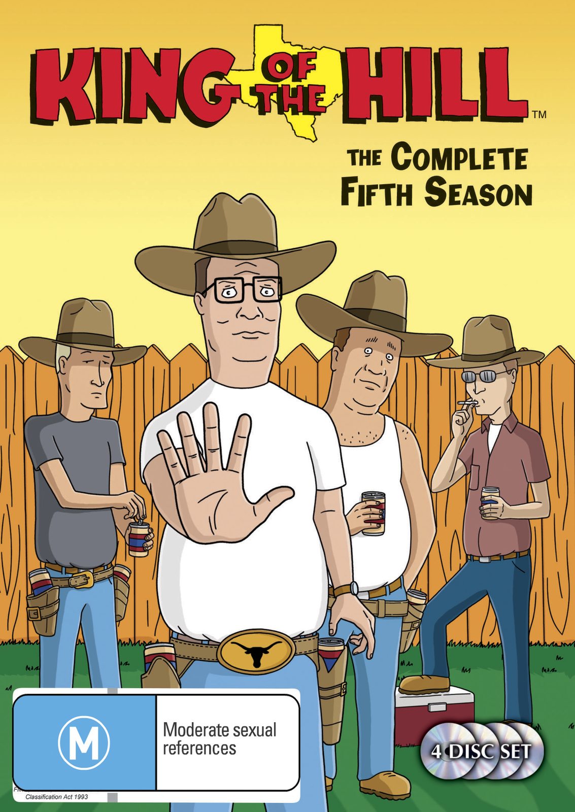 King of the Hill - Complete Season 5 (4 Disc Set) on DVD image