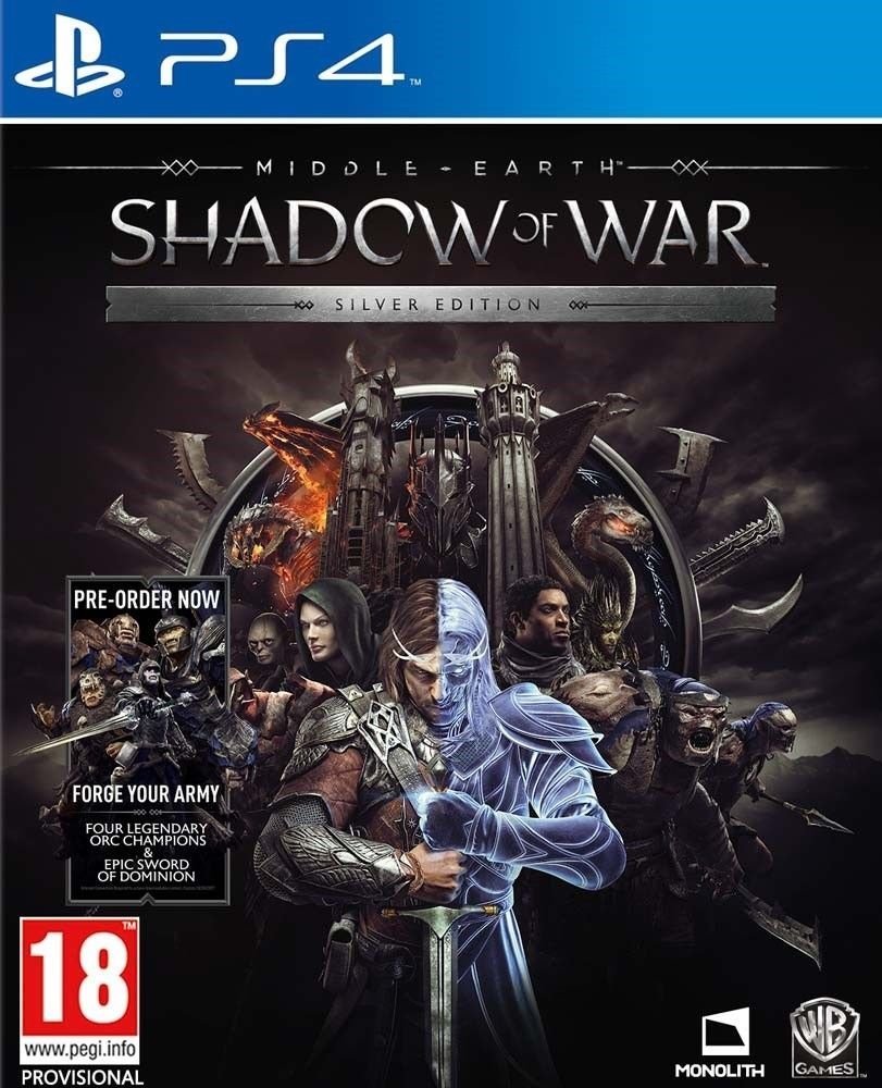 Middle-Earth: Shadow of War Silver Edition for PS4 image