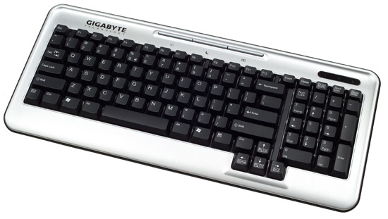 Gigabyte Keyboard PS2/USB Compact GK-8C Black/Silver