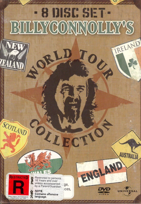 Billy Connolly's World Tour Collection (8 Disc Box Set) on DVD image