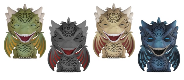 Game of Thrones - Dragons Dorbz Vinyl 4-Pack