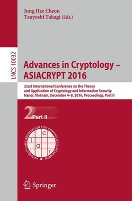 Advances in Cryptology - ASIACRYPT 2016 image