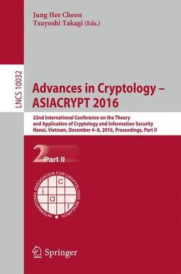 Advances in Cryptology – ASIACRYPT 2016 image