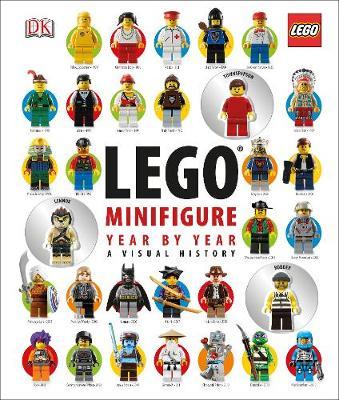 LEGO Minifigure Year by Year: a Visual History (incl 3 Minifigures!) on Hardback by DK