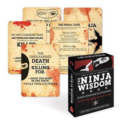 The Ninja Wisdom Deck: 50 Deadly Meditations for the Non-Ninja by Douglas Sarine image
