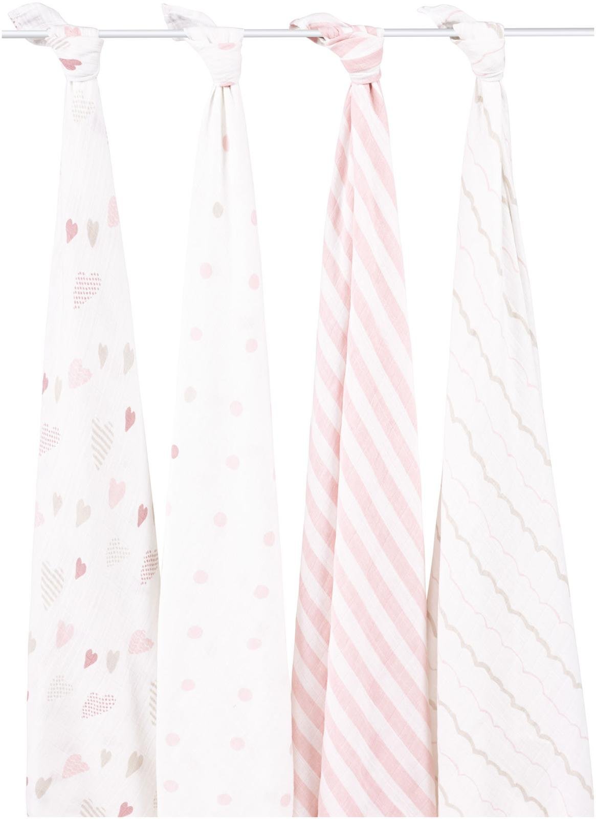Buy Aden + Anais Swaddle Heart Breaker (4 pack swaddling wraps) at