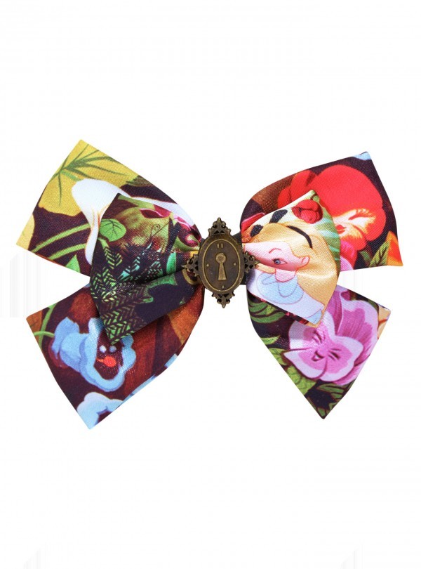 Neon Tuesday: Alice In Wonderland - Enchanted Locket Hair Bow image