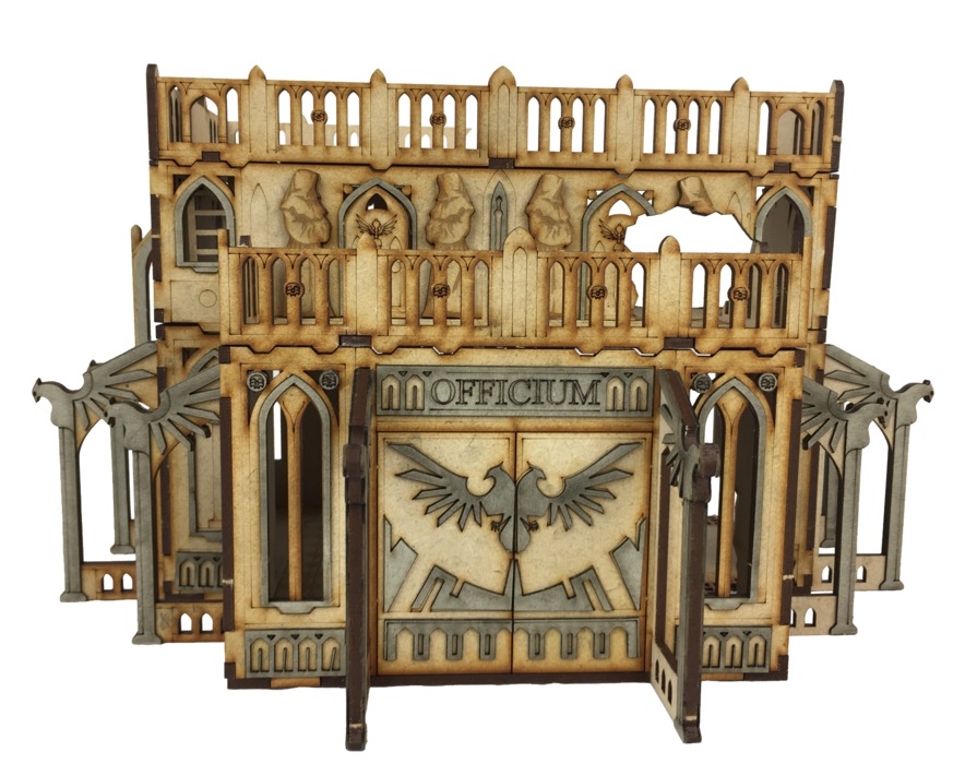 TTCombat: Tabletop Scenics - Gothic Ruined Officium image