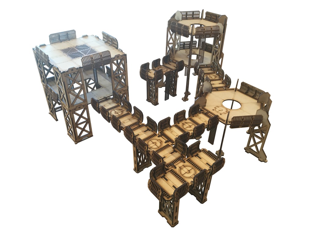 Tabletop Scenics – Sector 2 Industrial Complex image