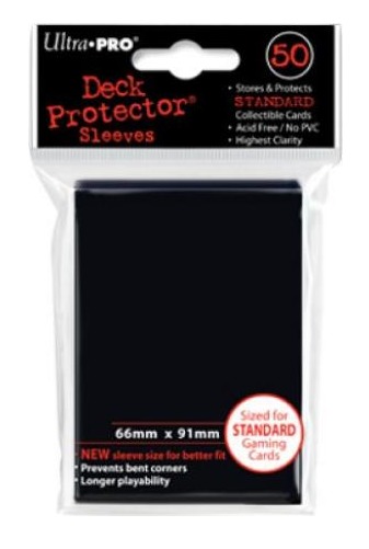 Ultra Pro: Deck Protector - Standard Black (100ct)