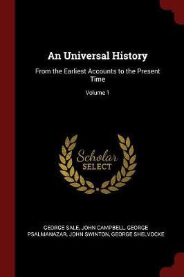 An Universal History by George Sale