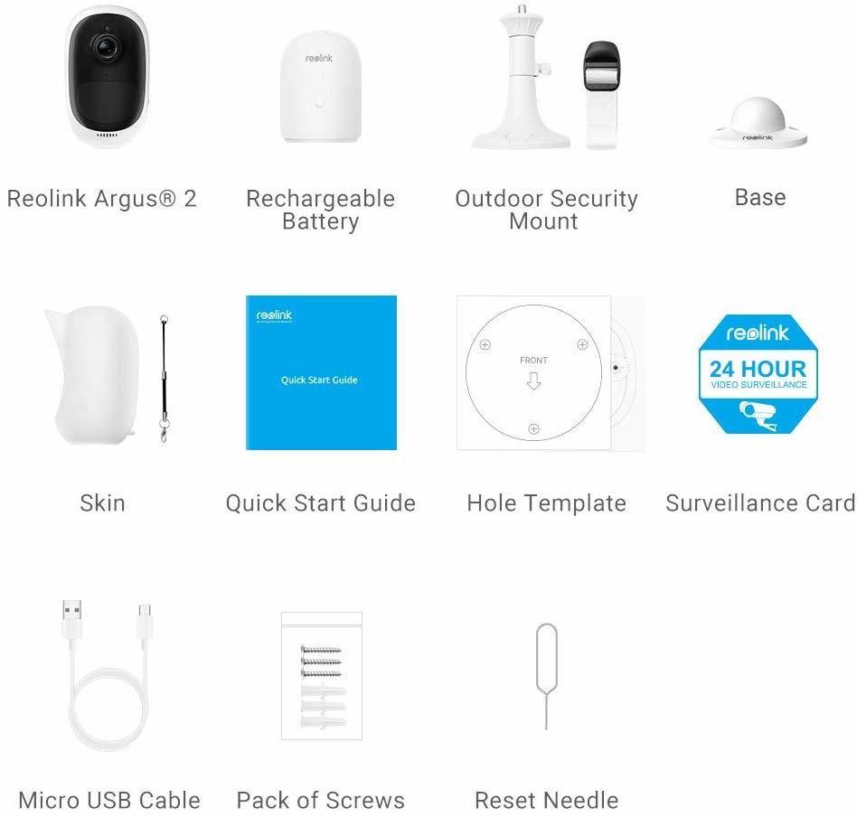 Reolink: Argus 2 Wire-Free Battery & Solar Powered Security Camera image