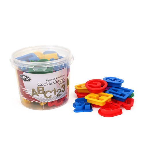 Alphabet & Number Cookie Cutters image
