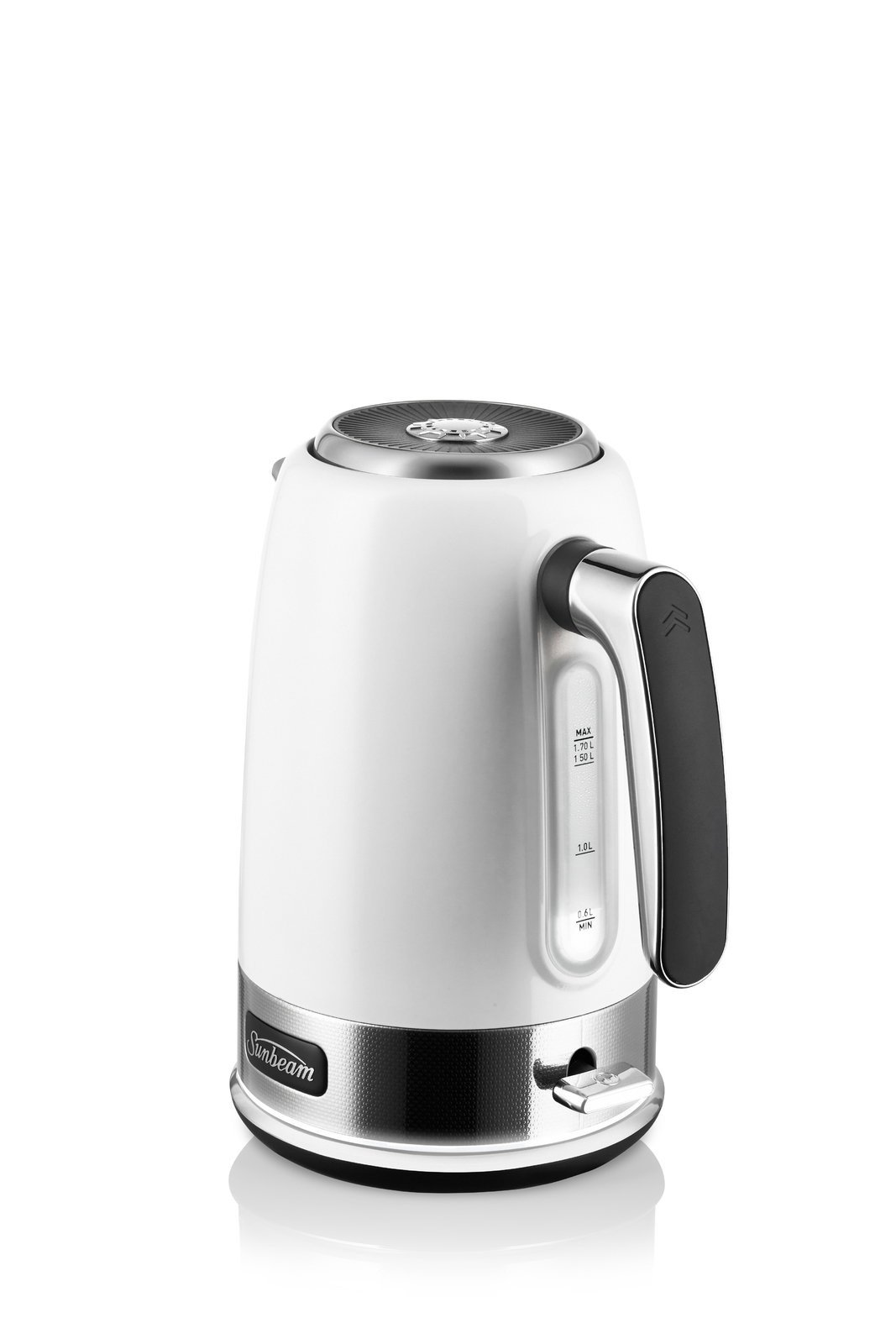 Buy Sunbeam New York Collection Jug Kettle White Silver at Mighty Ape NZ