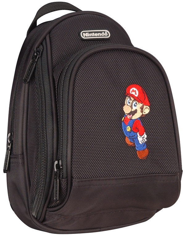 Mario Back Pack Case - Black on DS