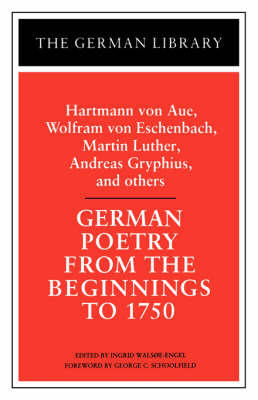 German Poetry from the Beginnings to 1750 image